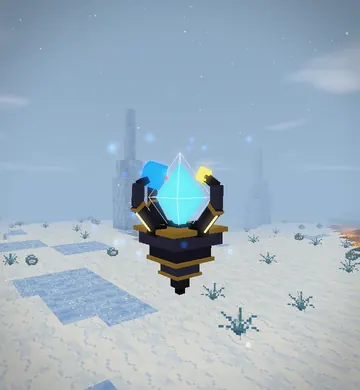 The Elemental Core: a goblet-shaped Vael machine clutching a crystal heart.